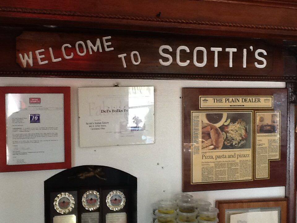 To the left inside the entrance is a wall of Scotti's memories.