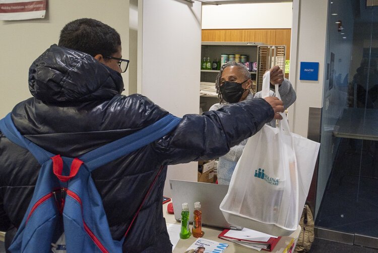 MyCom  distribution is a grab-and-go model and with a coordinator on site