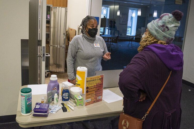 Brenda Pryor, MyCom Coordinator at the Cuyahoga County Public Library, Garfield Heights Branch