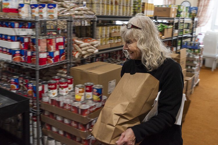 The West Park food pantry is a “choice pantry,” meaning people can select what they wish to receive