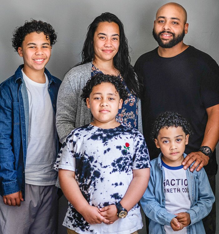 Tanisha Velez and family