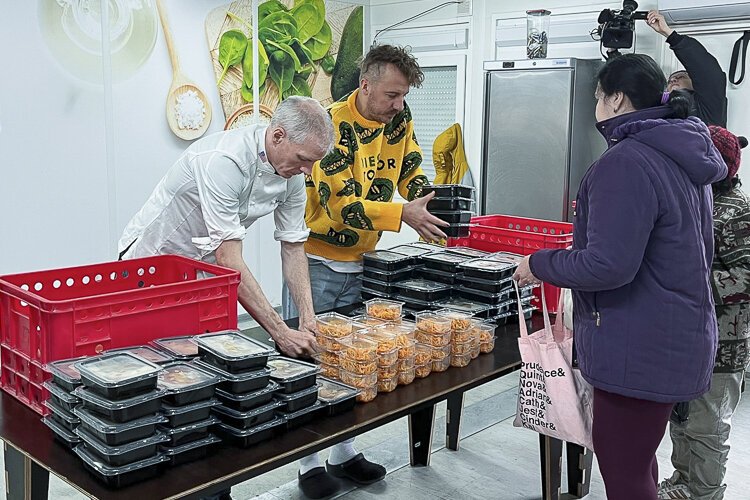 Brandon’s first day working with Chef Klopotenko in Ukraine