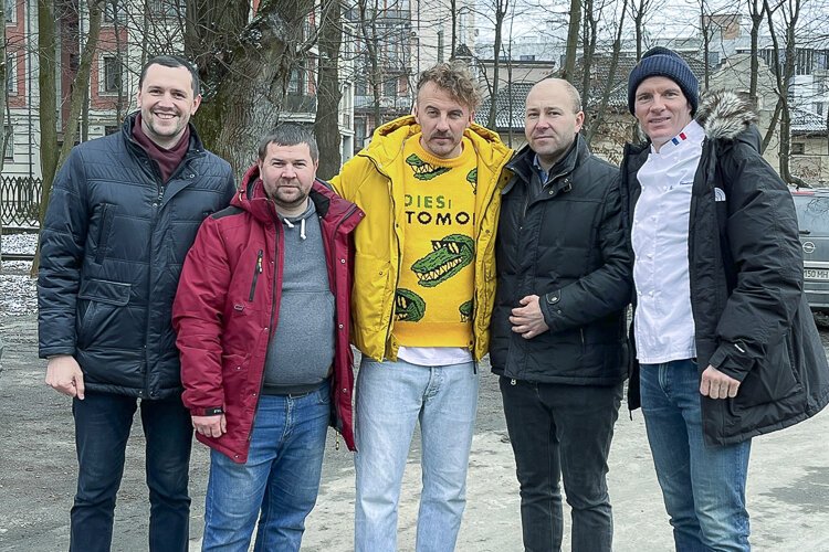 Brandon’s first day working with Chef Klopotenko in Ukraine