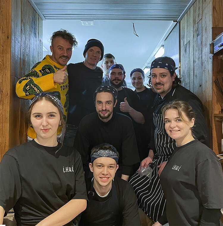 Brandon’s first day working with Chef Klopotenko in Ukraine