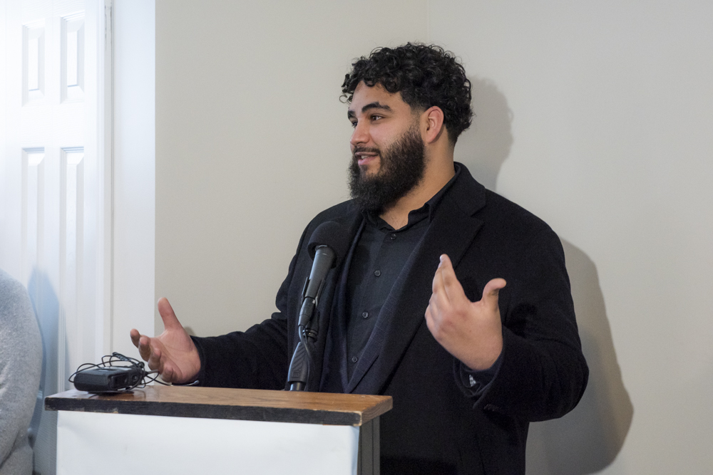 Ricardo Leon, COO Cuyahoga Land Bank - Habitat for Humanity Home Dedication Ceremony on Grandview Ave