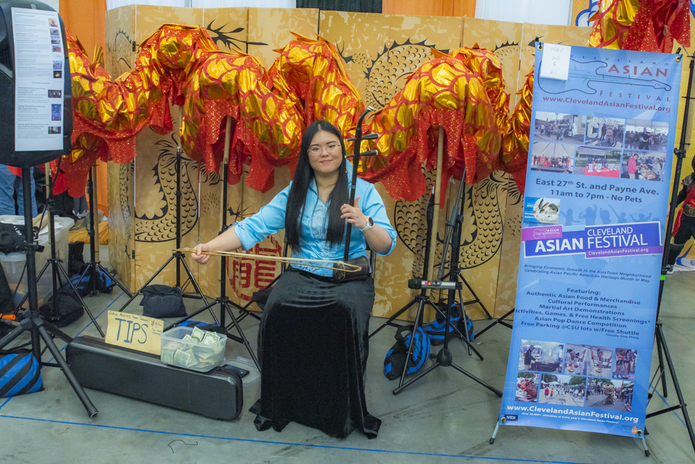 The Cleveland Asian Festival had a booth at Fan Expo 2023 in the Cleveland Convention Center