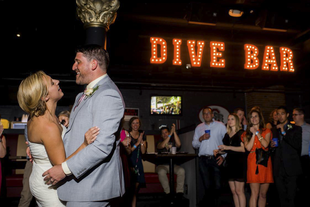Regi Strauss got engaged and married in downtown Cleveland