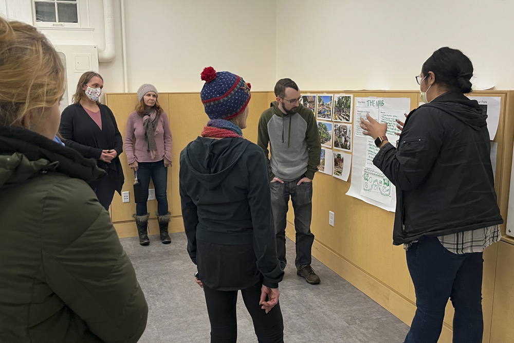 Community members and businesses envision the Coventry Living Room to be a cozy gathering space where visitors can enjoy music, games, and good company