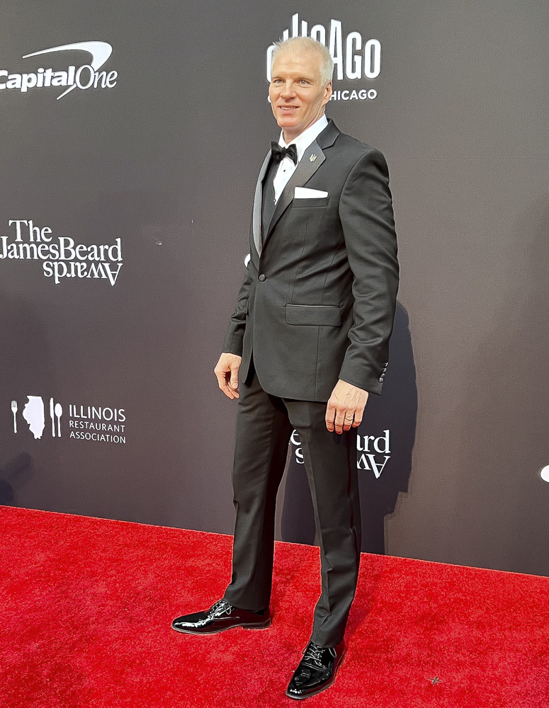 Brandon Chrostowski at the James Beard Awards in Chicago