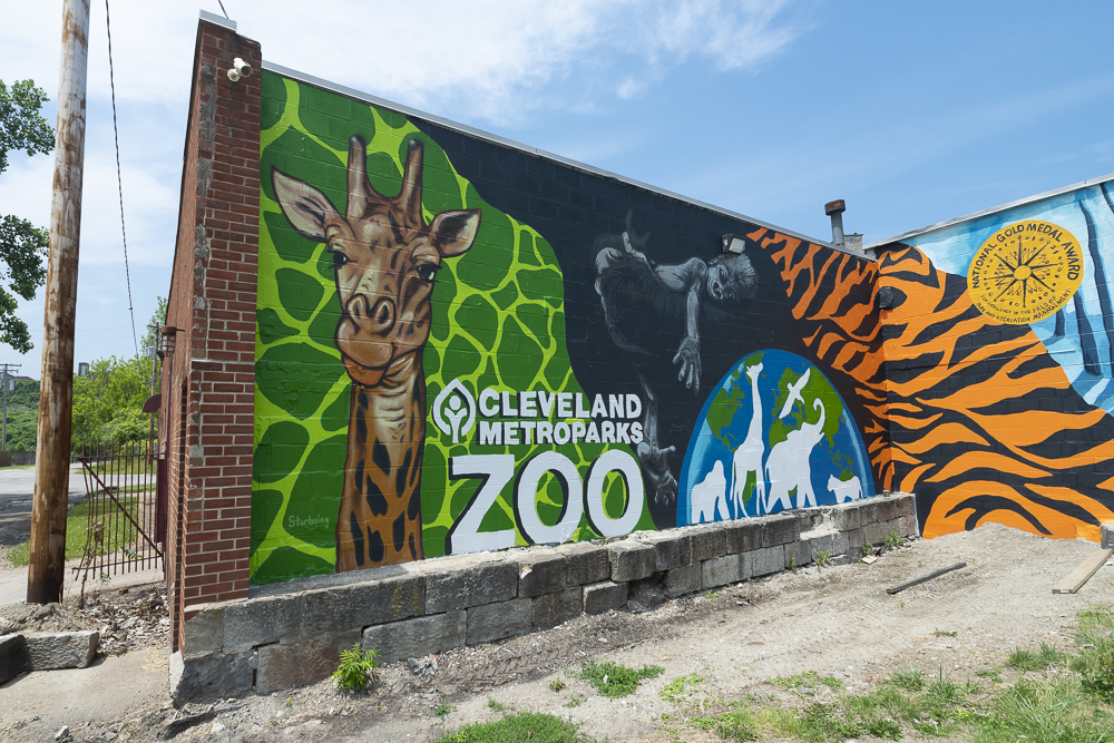 Emerald Necklace mural by artist Isaiah Williams