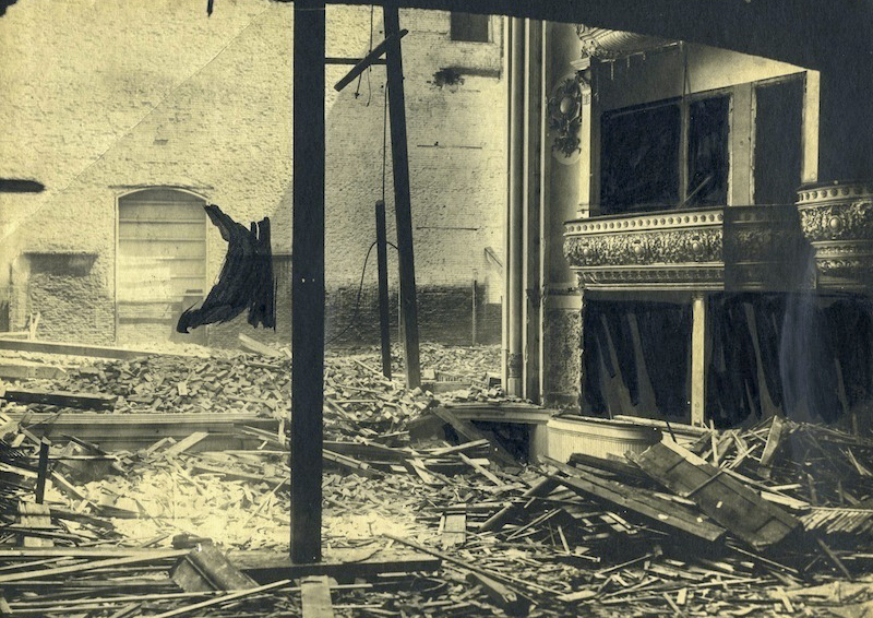 Opera House Being Torn Down, 1922