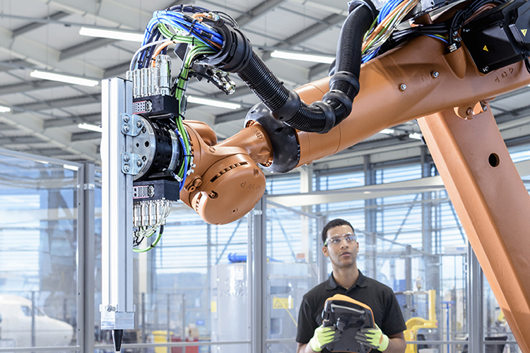 Advanced manufacturing includes robotics, artificial intelligence, and the blockchain