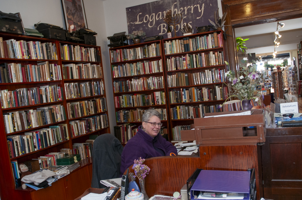 Owner Harriett Logan of Loganberry Books