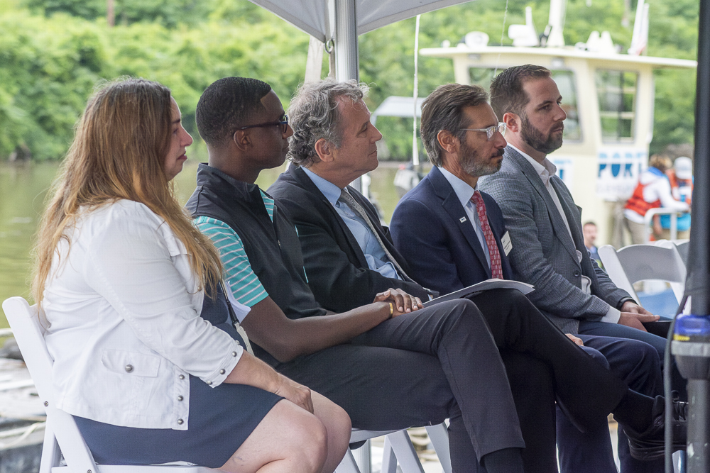 Groundbreaking ceremony to kick off work to stabilize Irishtown Bend