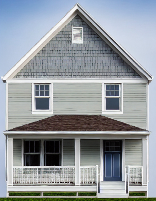 Rendering of one of the new constructed homes