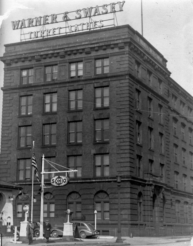 Warner & Swasey building circa 1941 from the west