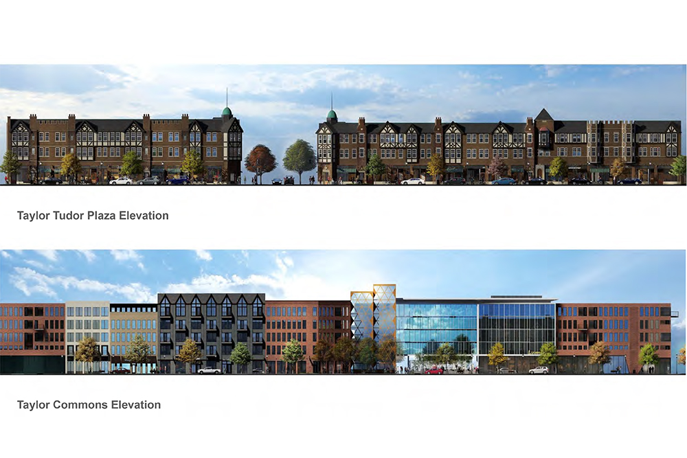 The current $37 million proposal expands to $100 million when including the synagogue as well as the Taylor Commons shopping plaza across the street.