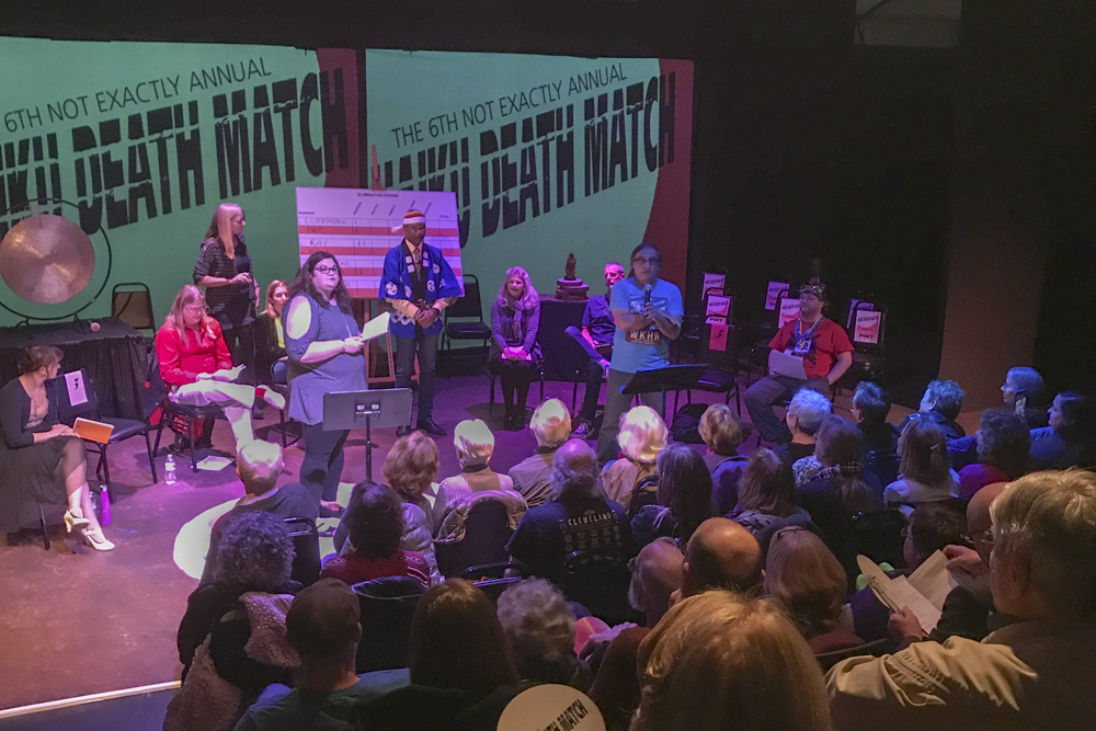 Heights Arts Haiku Death Match competition