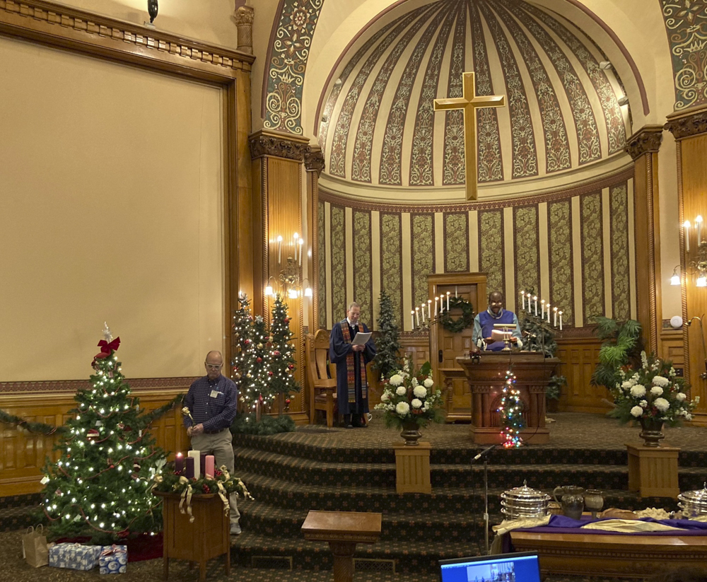 Interior of Pilgrim Congregational UCC