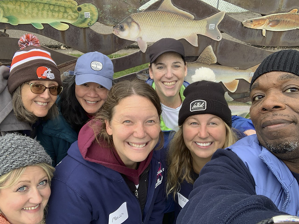 Cuyahoga County Board of Developmental Disabilities Day of Service at Edgewater Beach