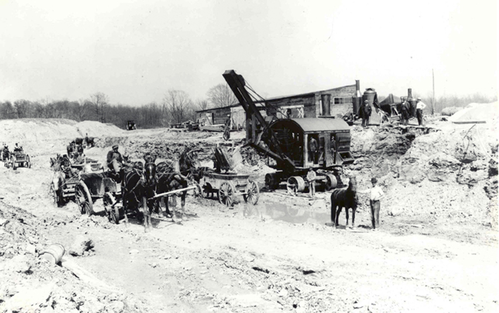 Construction Begins on Nela Park, 1913