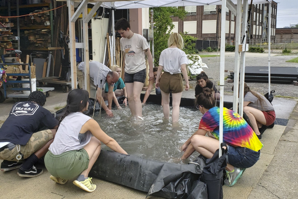 Papermaking Master Class - BigAss Papermaking at The Morgan Conservatory of Papermaking