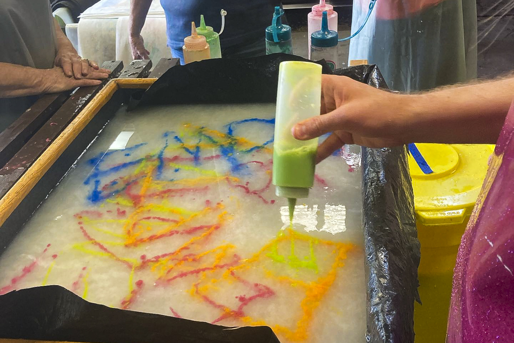 Mixed Technique Master Class at The Morgan Conservatory of Papermaking