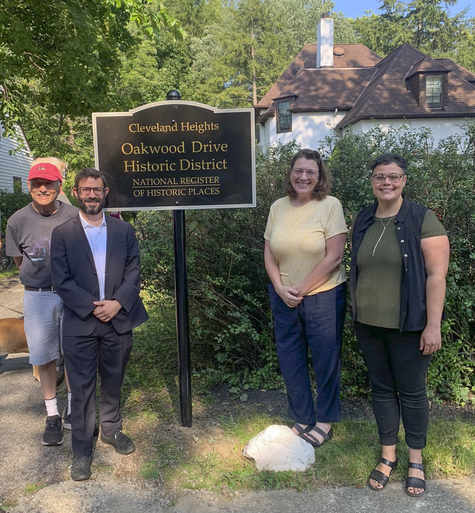 Ohio Historic Marker dedication for the newly established Oakwood Drive Historic District on the National Register of Historic Places