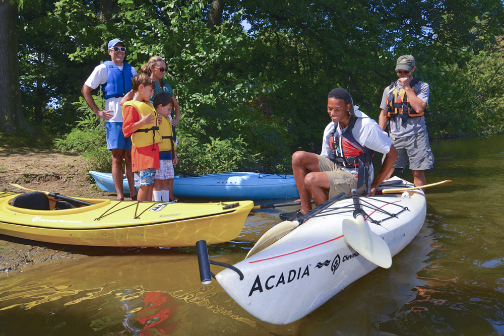 Doan Brook Watershed Partnership's Annual Take to the Lake paddling event