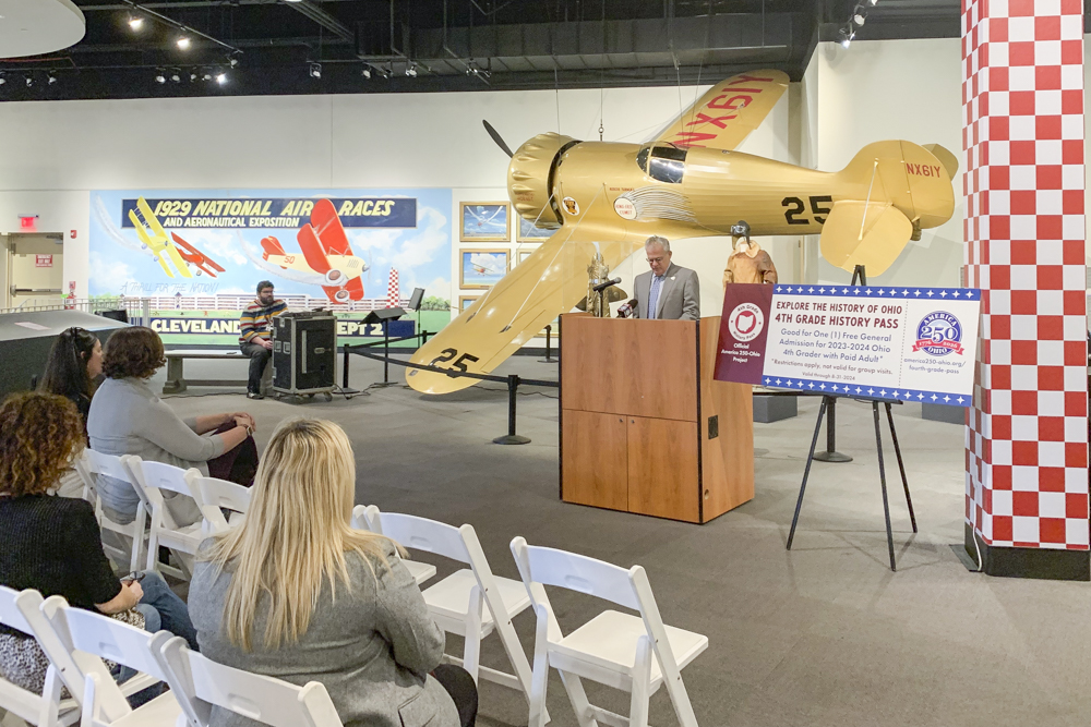 Introduction of the 4th Grade History Pass initiative at the Cleveland History Center