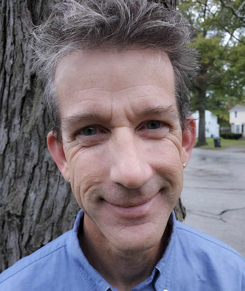 Playwright Eric Schmiedl, co-author of Shrapnel Maps Schmiedl