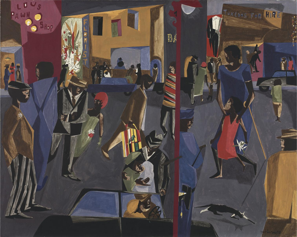 Fulton and Nostrand
by Jacob Lawrence