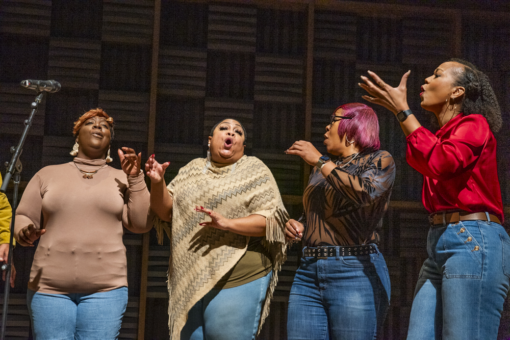 Gospel group Humbly Submitted performed a set inspired by jazz and soul in Gartner Auditorium