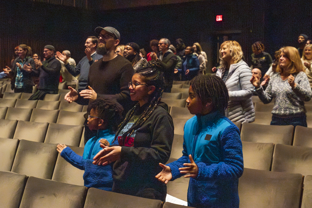 Gospel group Humbly Submitted performed a set inspired by jazz and soul in Gartner Auditorium