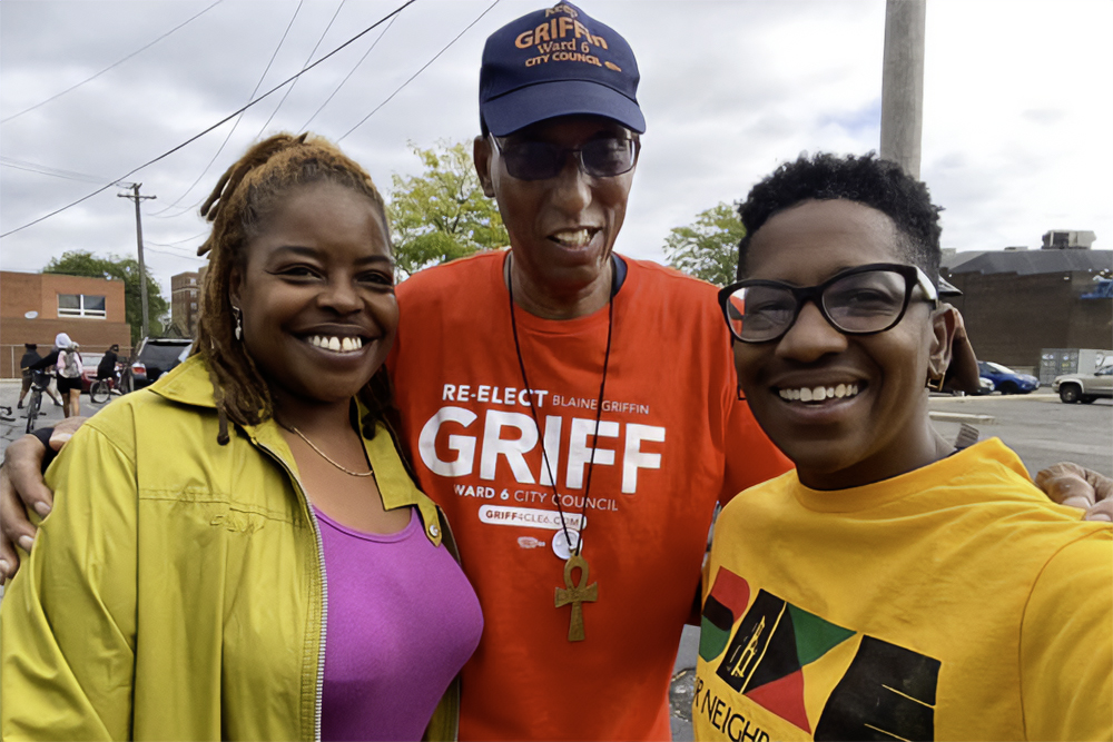 Ashley Evans, Robert Render and Deidre McPherson, Founding Cycling Consultant for Bike Your Neighborhood