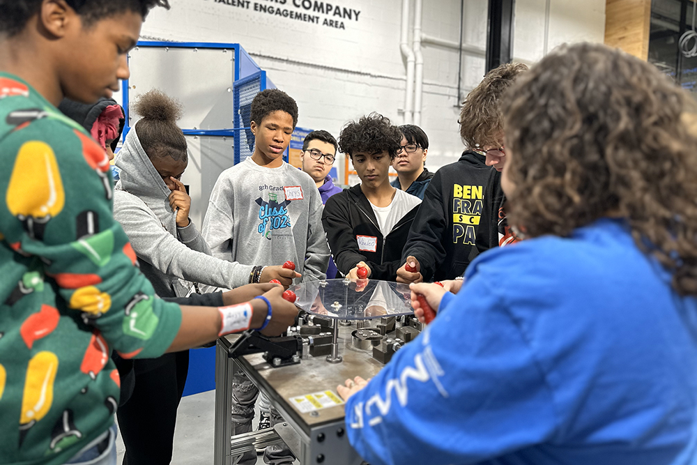 The Early College, Early Career program places career-focused high-schoolers into industries like advanced manufacturing