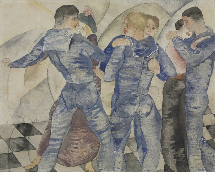 Dancing Sailors - 1917 by Charles Demuth