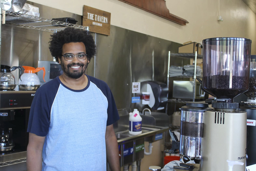 Ken McQuiller, CEO of The Tavern Coffee House, one of the grantees recently awarded a Community Grant