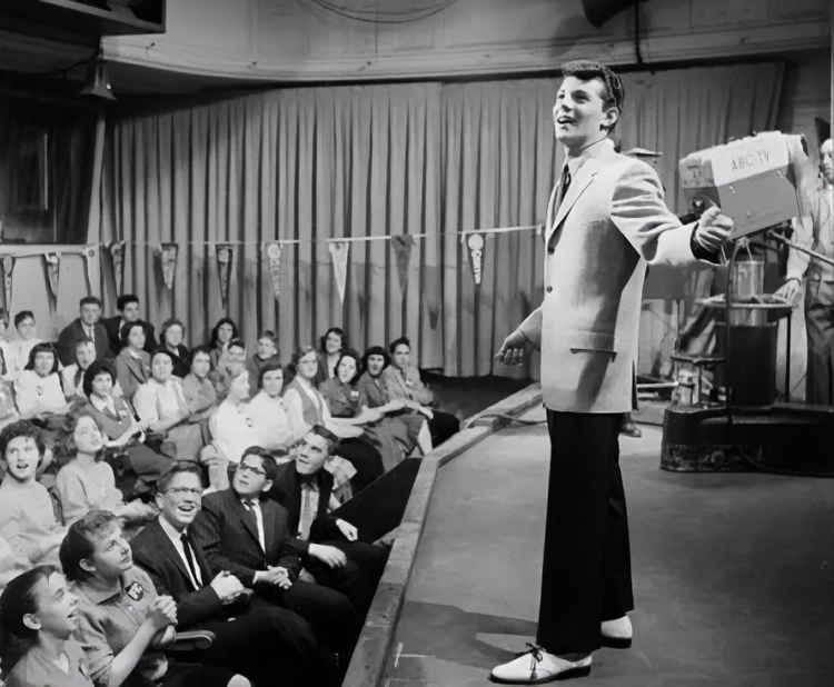 Frankie Avalon on American Bandstand in his White Buck Shoes