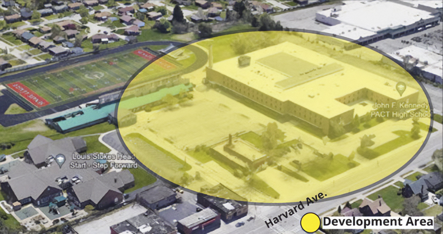 A blend of residential and commercial components would be an ideal use for the 13-acre JFK site