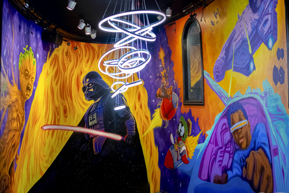 The Astro Restaurant mural