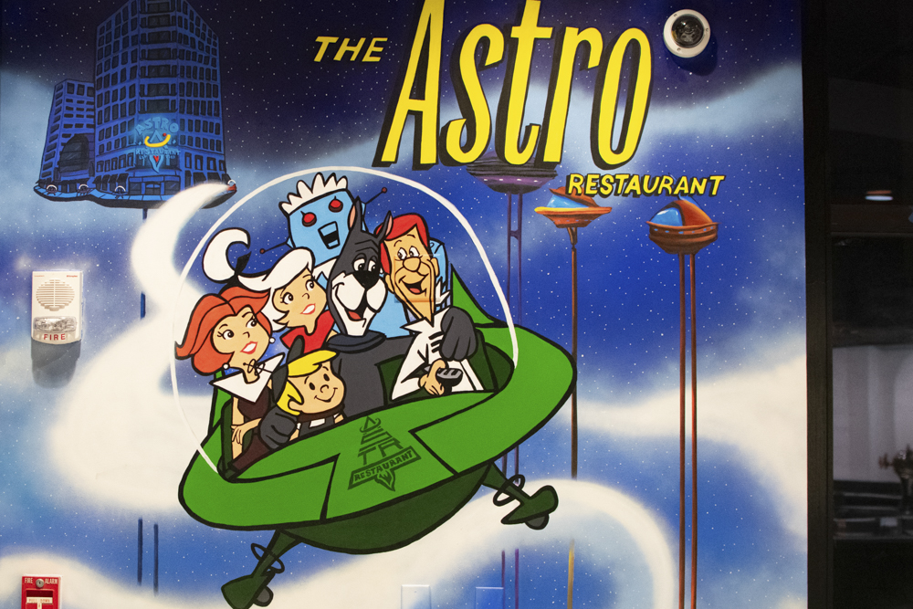 The Astro Restaurant mural