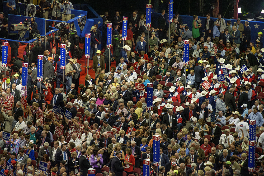 In 2016, the Republicans gathered from July 18 through 21 at Quicken Loan Arena