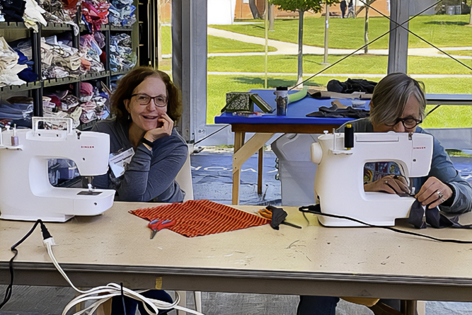 Parade the Circle workshop tent