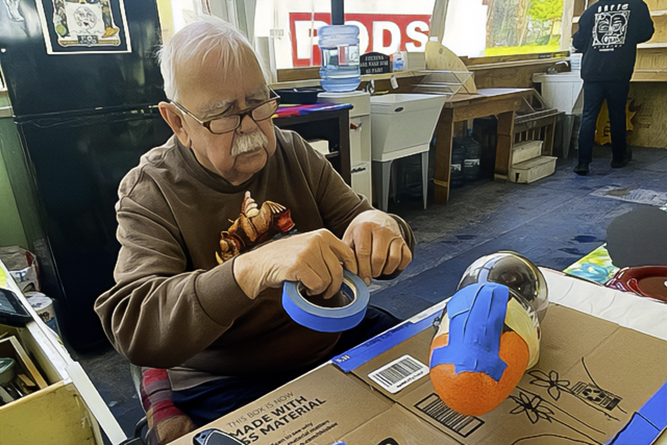 Parade the Circle workshop tent