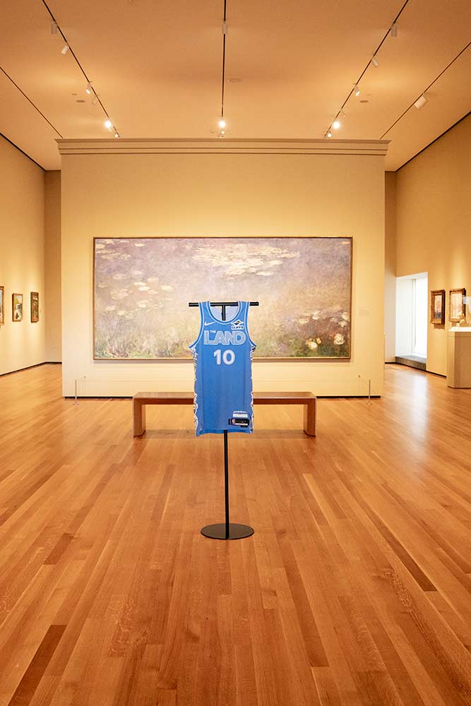 Cavs 2024-25 uniform at the Cleveland Museum of Art