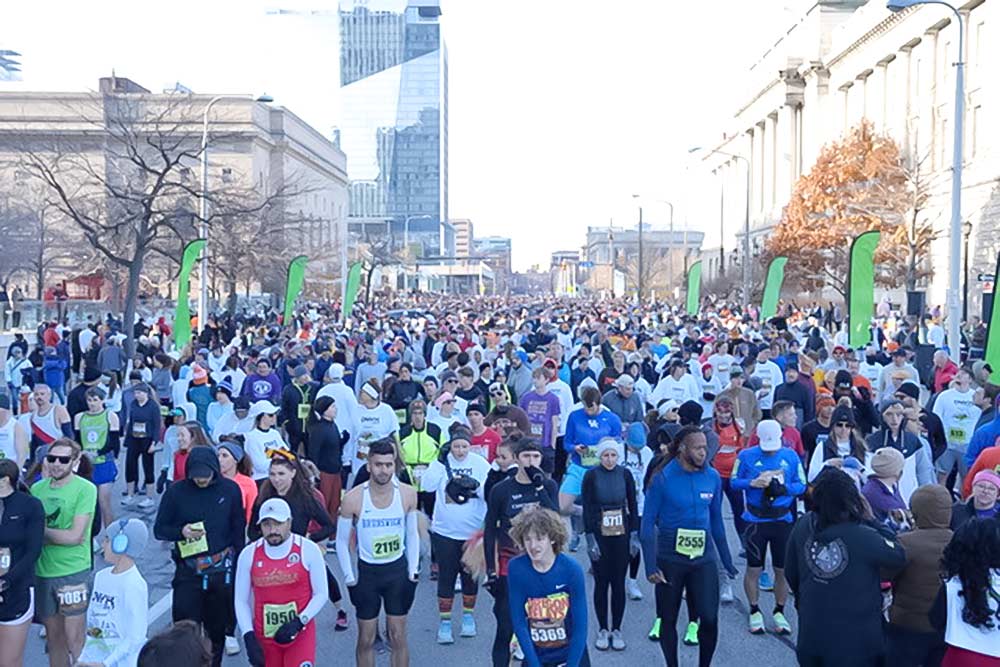 Turkey Trot Starting Line, 2023