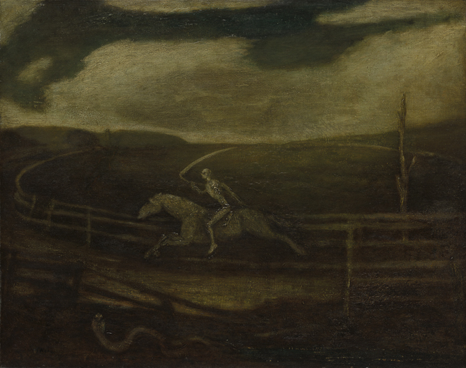The Race Track (Death on a Pale Horse), c. 1896–1908. Albert Pinkham Ryder (American, 1847–1917)