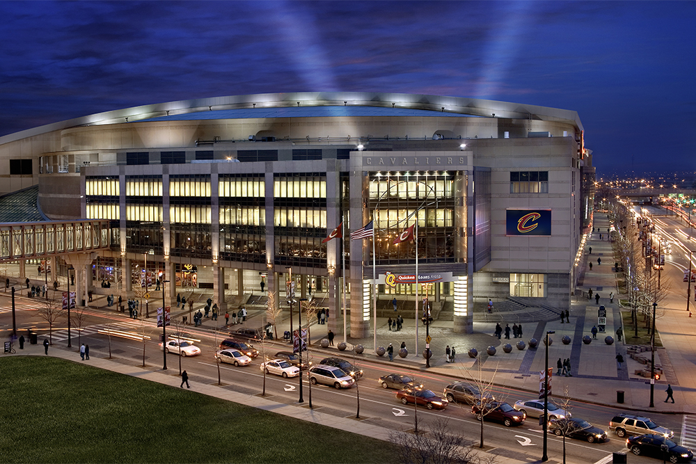 Gund Arena before restoration