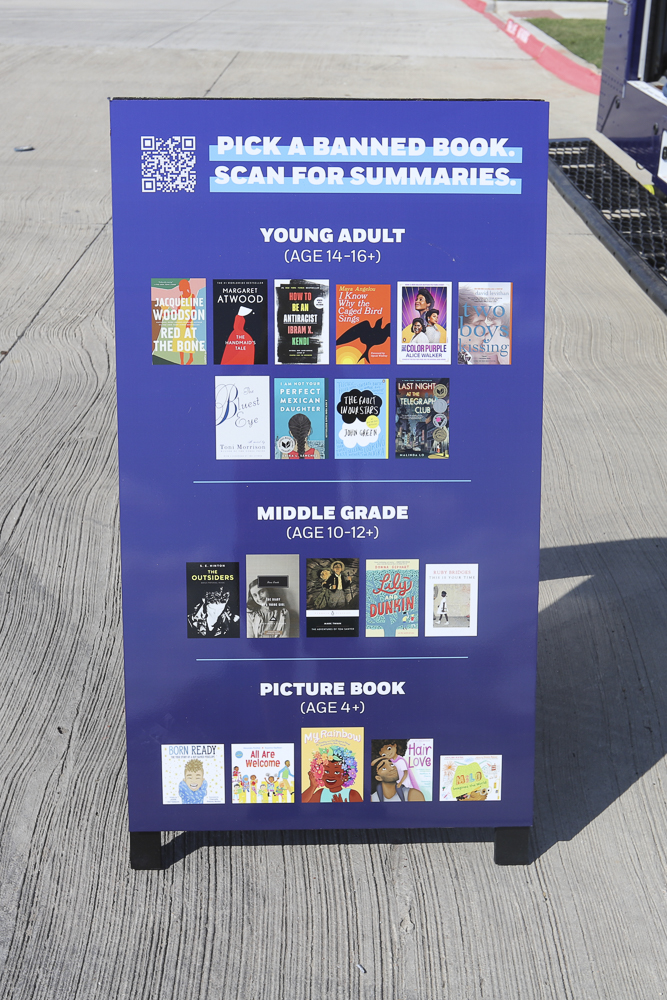 The Banned Wagon’s route includes independent bookstores and libraries in response to the increase in books targeted for censorship in 2023